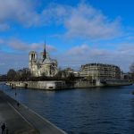 Ile de la Cite seen from the back of Notre Dame Cathedral