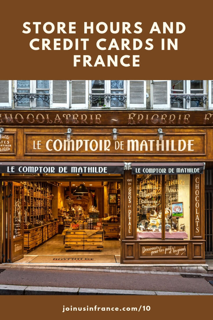 In North America customers are used to stores being open the time. It is not so in France, especially outside of Paris. Learn how it works and avoid surprises! Also, some Americans are surprised to find out that their credit card can't work in France. It's getting to be unusual, but it can happen! Here's what you need to know! #storehoursfrance #francehowto #joinusinfrancetravelpodcast