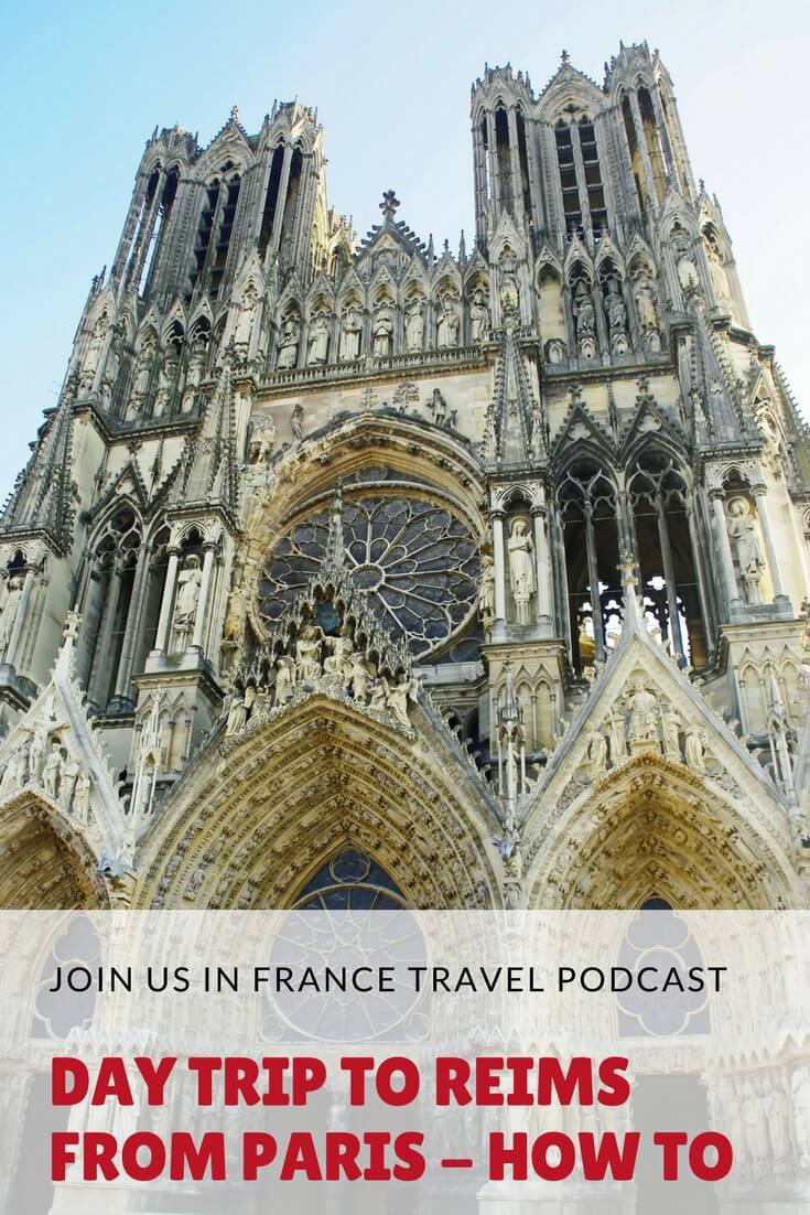 How about venturing out of Paris to go drink some champagne at the source? You could also see one of the most fantastic Cathedrals you'll ever experience in France: Notre Dame de Reims where French Kings were crowned. Do it all in one day on the TGV bullet train. Ready for the ride? Listen to this episode and make your plans!