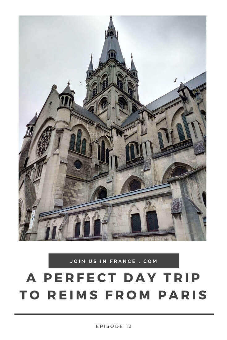 How about venturing out of Paris to go drink some champagne at the source? You could also see one of the most fantastic Cathedrals you'll ever experience in France: Notre Dame de Reims where French Kings were crowned. Do it all in one day on the TGV bullet train. Ready for the ride? Listen to this episode and make your plans! #travel #podcast #france #champagne #reims #JoinUsInFranceTravelPodcast