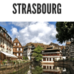 Petite France area and canal in Strasbourg