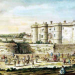 Painting of the Bastille Saint-Antoine in 1715