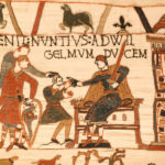 A detail of the Bayeux Tapestry