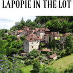 overall view of the village of Saint-Cirq-Lapopie