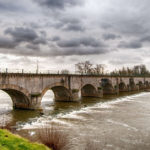 Bridge in Dijon, Burgundy. Burgundy Region and Wine Episode