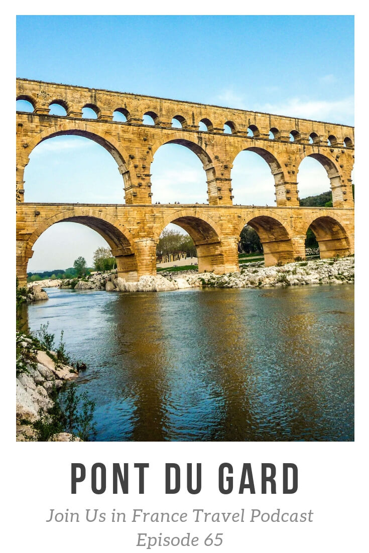 The Pont du Gard is almost 2000 years old and the biggest Roman edifice in France. It has been on the World Heritage Site for decades and, as I explain on the show, it is