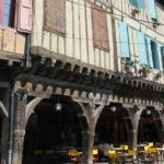 half-timbered houses in Mirepoix