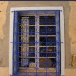beautiful window in Carla-Bayle in the south-west of France