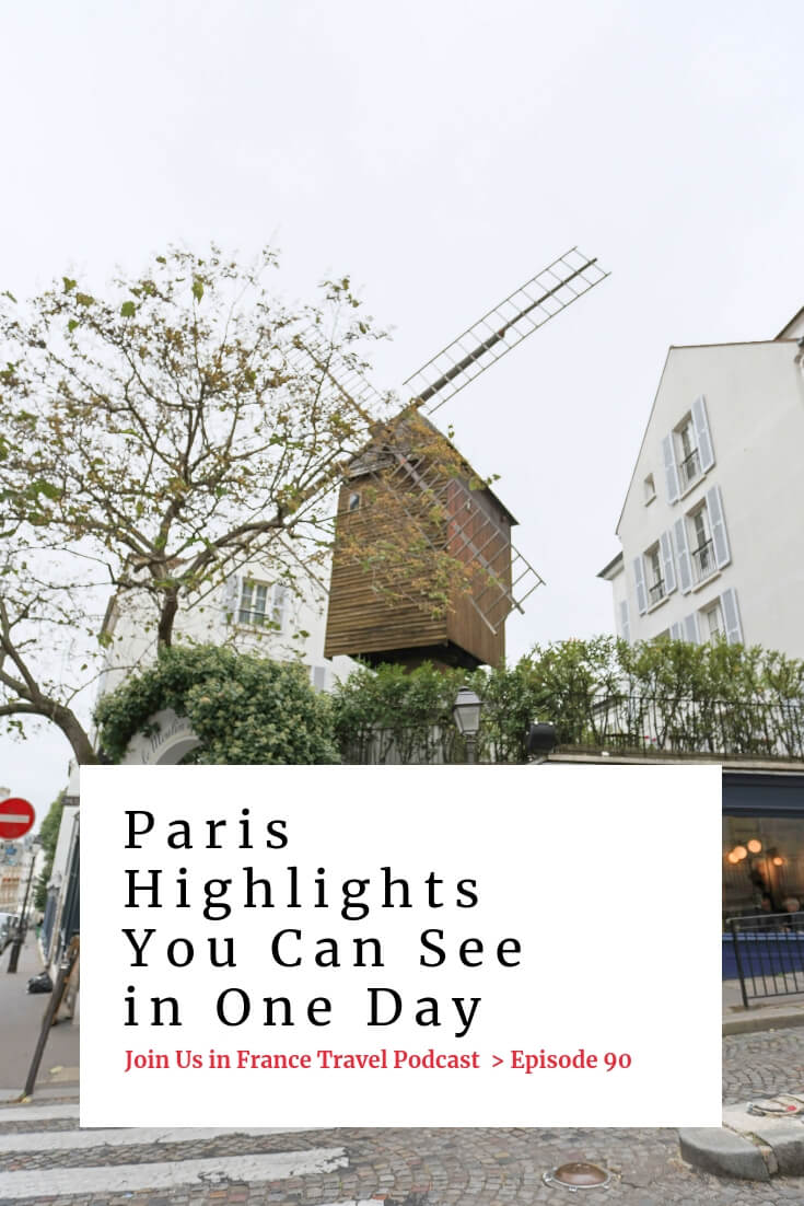 What are some great things you can do in Paris if you only have ONE DAY? Paris has so much to offer, sometimes it's harder to eliminate things than choose the right ones! On this episode we help you cut to the chase and go right to the best attractions in Paris. We also tell you some of the things you might want to skip and why. #paris #travel #podcast #onedayinparis #JoinUsInFranceTravelPodcast