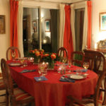 table setting for a formal occasion in France: table manners in France episode