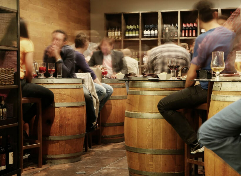 people enjoying wine at a wine tasting place: burgundy wines episode