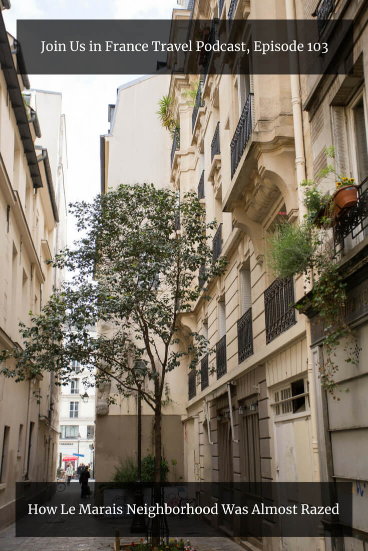 Cities all have to make painful decisions sometimes, and Paris is no exception. In the middle of the 1800s, Napoleon III ordered the destruction of many neighborhoods in order to modernize and beautify Paris. But that is not to say that all renovation plans are all as judicious as what Haussmann did. For example, and this is the topic of today's episode, when the city of Paris considered razing the Marais to build