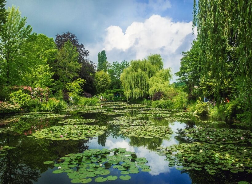 The pond at Giverny; six day trips from Paris