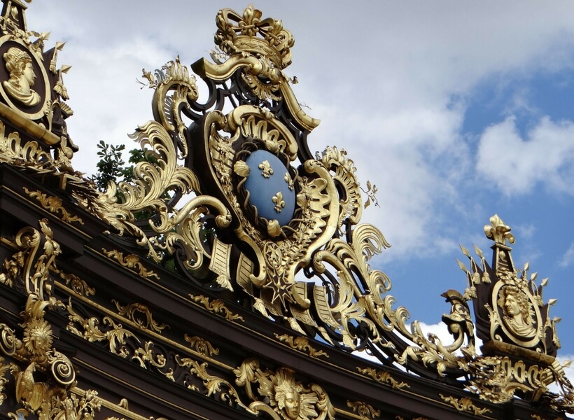 The gates of Place Stanislas in Nancy; six day trips from Paris