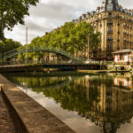 Canal Saint-Martin and bridge