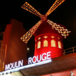 moulin rouge at night