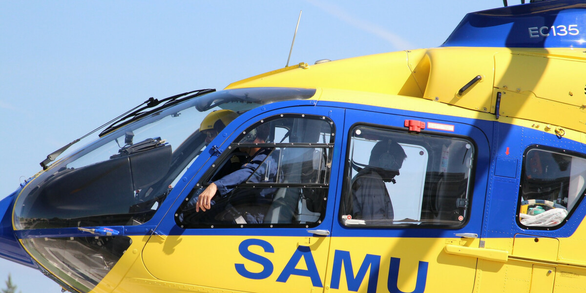 SAMU Helicopter; Doctors in France episode