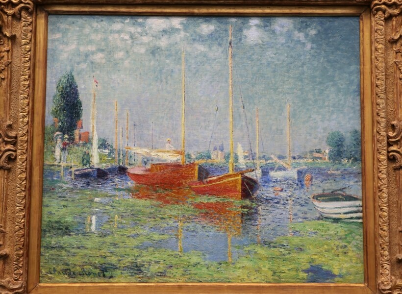 Argenteuil by Claude Monet at the Orangerie Museum in Paris