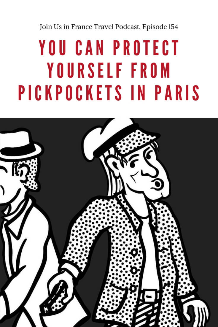 Tourists are often an easy target for pickpockets. In this episode of the podcast we reveal simple steps you can take to make it harder for thieves to rob you in Paris. You'll learn how to recognize scams and the best ways to avoid them. There are a lot of things you can do to mitigate the risk! #pickpockets #paris #france #thieves #scams #safety #travel #podcast #JoinUsInFranceTravelPodcast