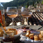 An Exploration of French Wines, rosé on a roof terace: French Wines episode