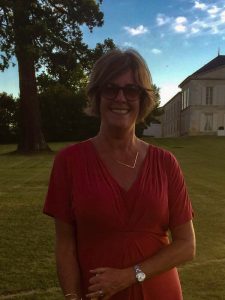 Muriel Craft at a chateau near Bordeaux