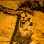 Up-close photo of a large bull head seen at the Lascaux 4 museum: Best Attractions in the Dordogne episode.