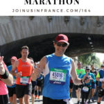 Mike running the Paris Marathon