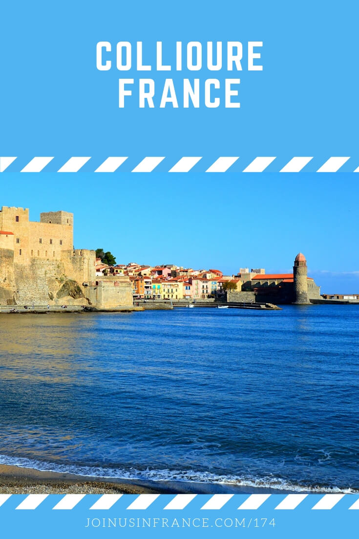 Looking for a scenic village near the Mediterranean sea? You should definitely consider Collioure, France. It's a small place that you can see in a day or two, unless you're French and you like spending 2 or 3 weeks there enjoying the beach! #collioure #beach #fort #rampart #joinusinfrancetravelpodcast #mediterranean