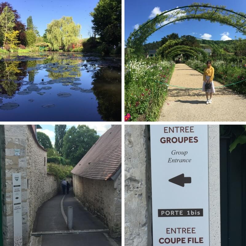 Signs to skip the line at Giverny; day trip to giverny