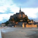 Mont Saint Michel History, the Mont Saint Michel at low-tide
