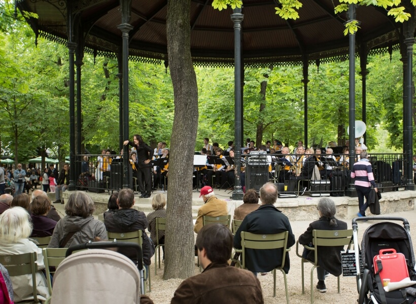 Music Kiosk at the Luxembourg Gardens