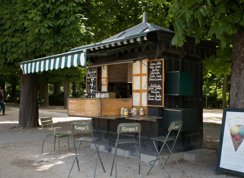 Café at the Luxembourg Gardens