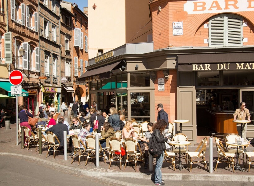 café in Toulouse, Toulouse area