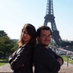 Anna and Emmanuel, founders of TripAside; layover in Paris