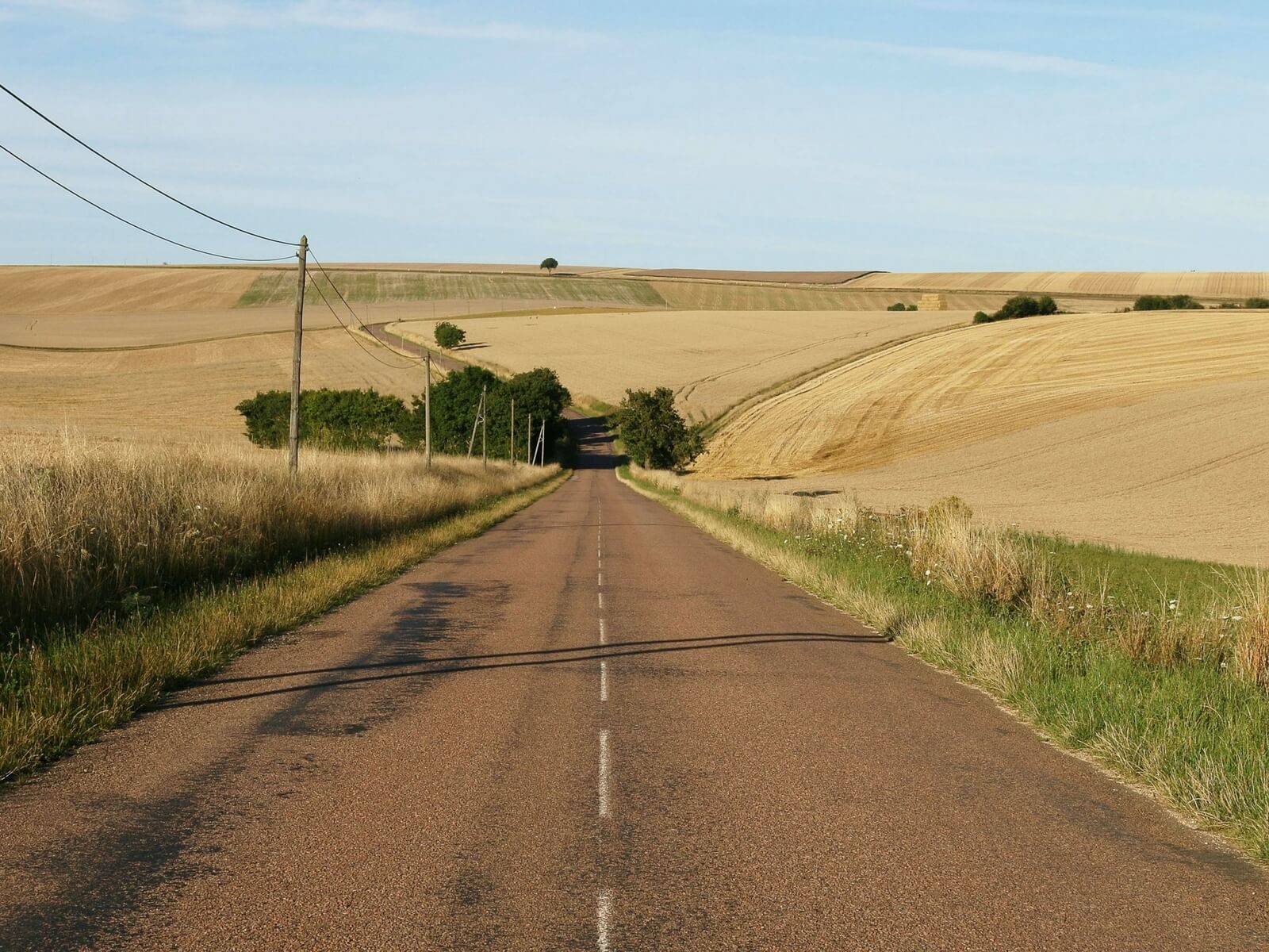 Rural landscape in France; What Is It Like Driving in France