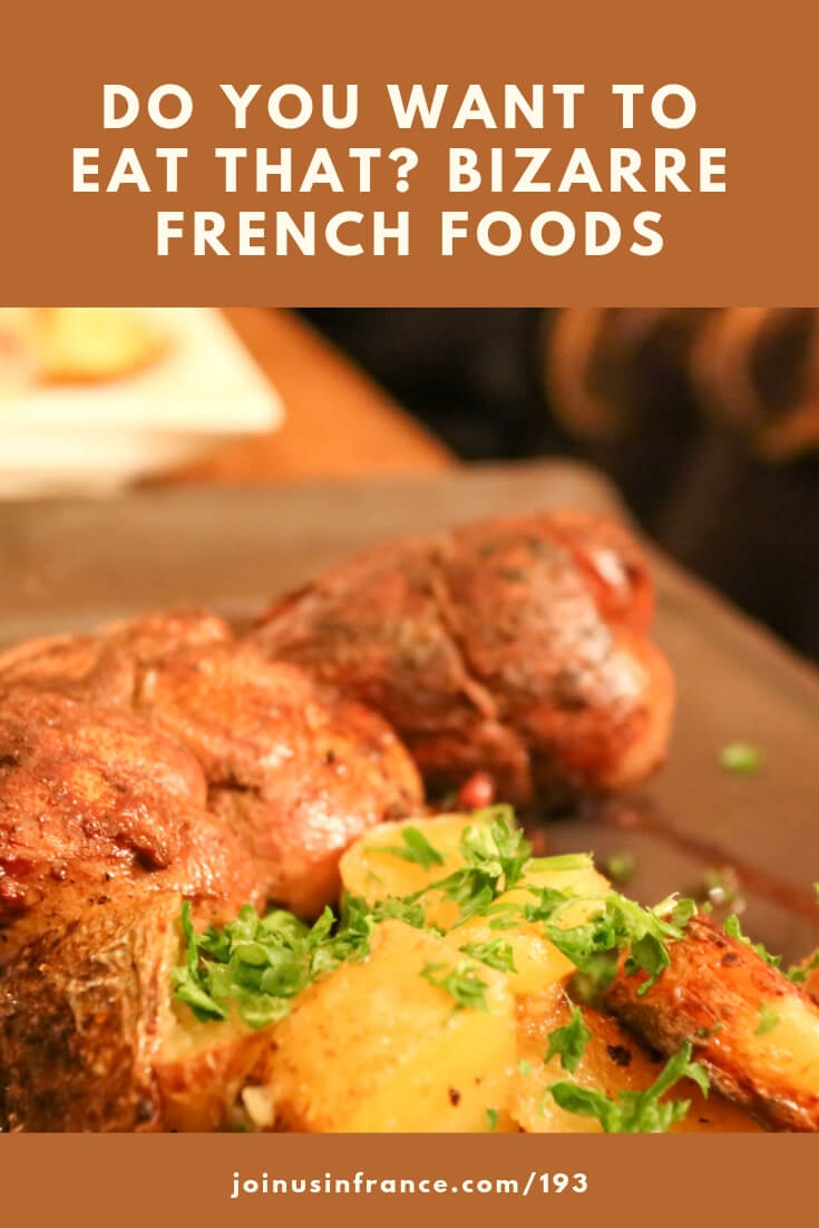 French regional food delicacies: are they wonderful or horrifying? Decide how daring you want to be when ordering food in France after listening to this episode. And don't order something just because you like how the word sounds! You will have nasty surprises doing that in France! #foodgasm #yum #eat #foodlover #travel #podcast