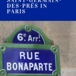 rue bonaparte sign