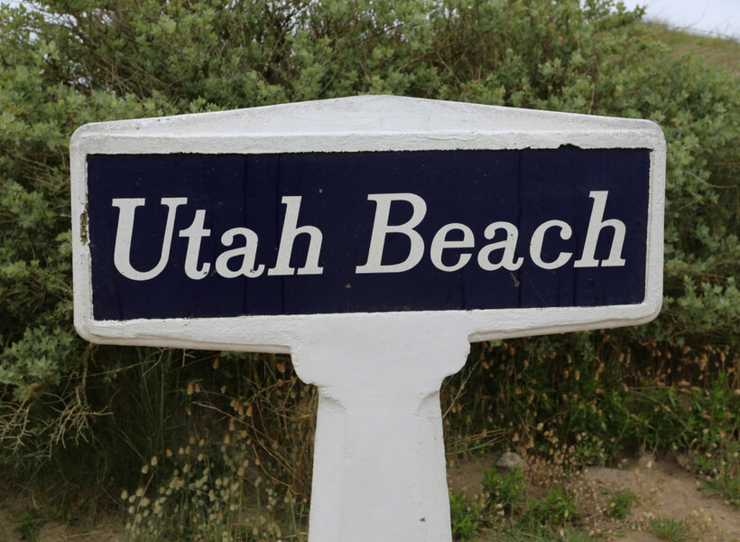 Utah Beach, one of the American landing beaches of Operation Overlord