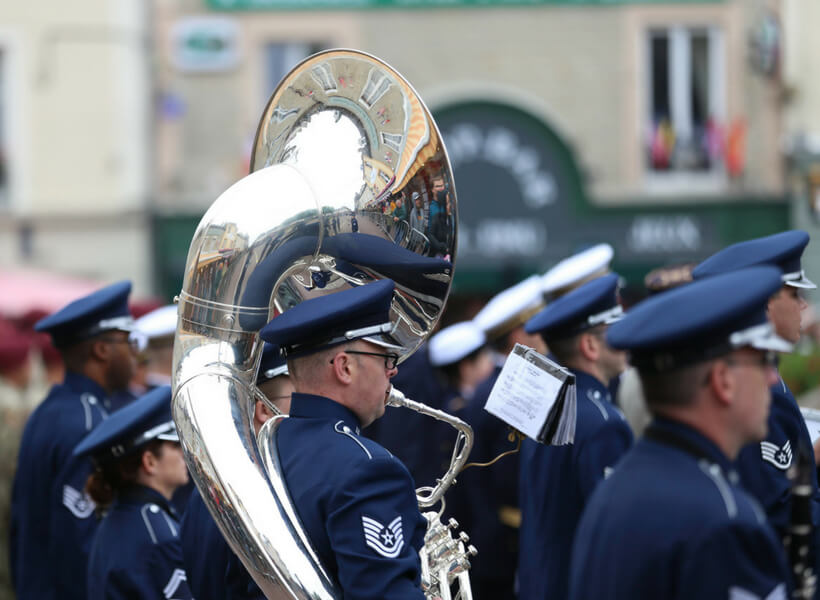 American Band celebrating D-Day 2018