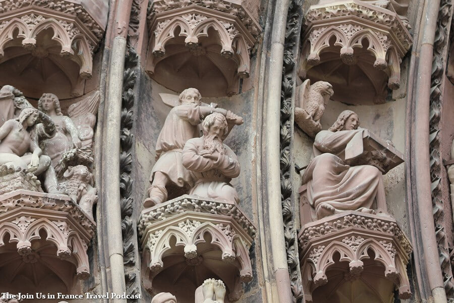 Detail outside of the Strasbourg Cathedral