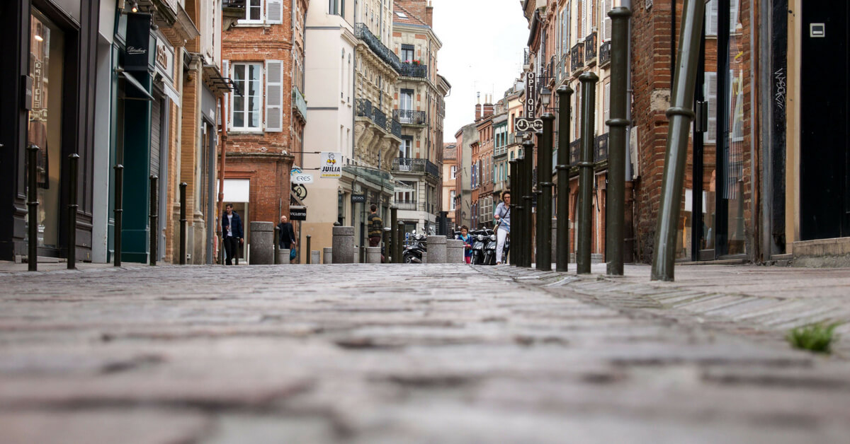 Toulouse street and cobblestone
