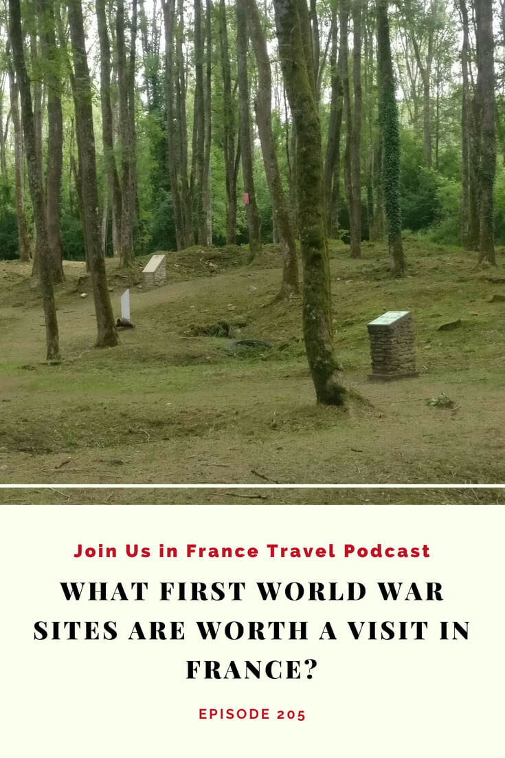 Looking to learn about WWI Battlefields in France? This is the Douamont Memorial near Verdun. WWI turned most of Europe into a giant battlefield. In this episode of the podcast we discover which WWI memorial sites are most interesting for visitors from the perspective a family who visited in 2018. #travel #podcast #france #WWI #Centennial
