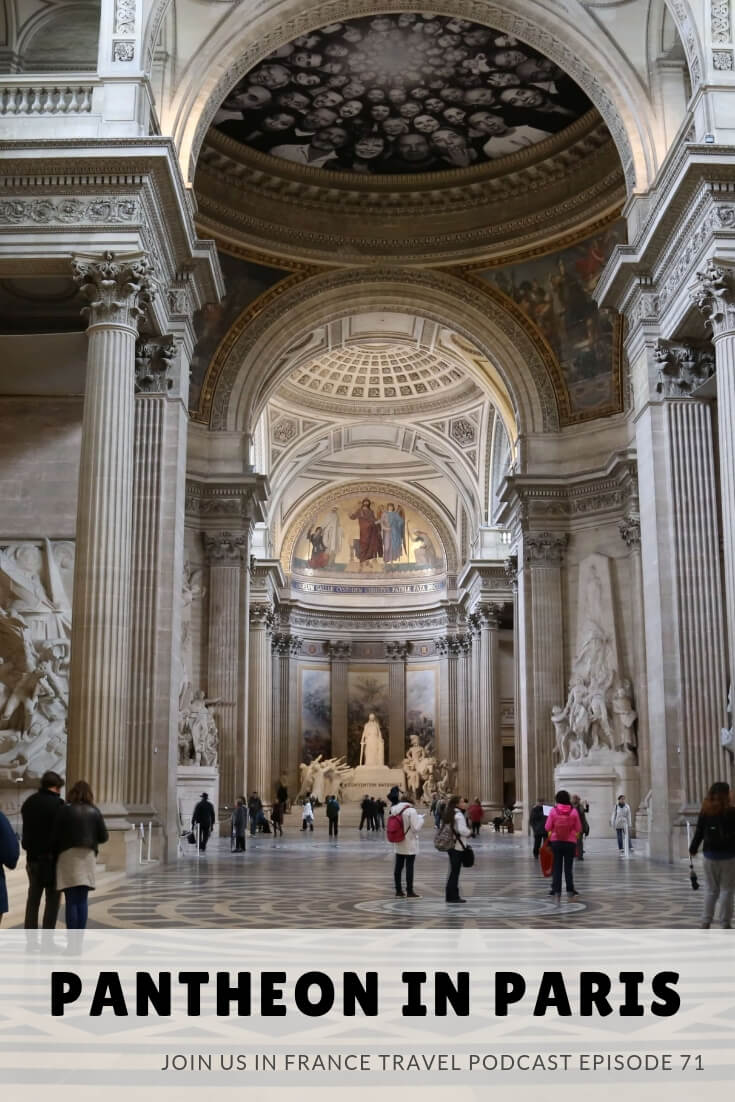 You've heard of the Pantheon in Paris, but should you take the time to visit it? Go if you're visiting Paris over Halloween because the crypt is creepy! Or go if you love French history. Everyone will recognize Marie Curie, Victor Hugo and Voltaire, but there are a lot of obscure Generals buried there! Also, don't miss the church Saint Etienne du Mont and the Luxembourg Gardens nearby. #pantheon #paris #france #JoinUsInFranceTravelPodcast #podcast #travel