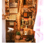the inside of a small shop in saint-cirq-lapopie