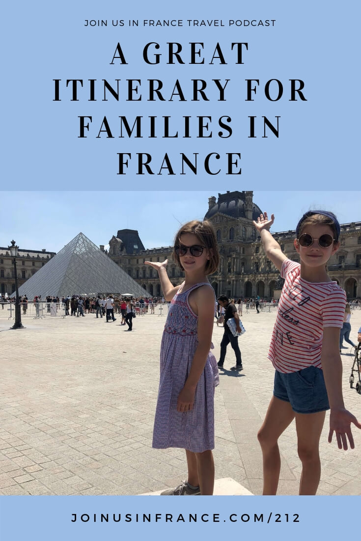 Where are the best places to visit in France when you're traveling with children? Sarah put together a great itinerary you should steal because it's outstanding! In this episode: Hyeres, Porquerolles, Le Lavandou, Sète, Carcassonne, Belves, Lascaux IV, Castelnaud Castle, Les Eyzies, Chateau de Chenonceau, Chateau Clos Lucé, Le Marais, Jardin du Luxembourg #familytravel