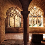 Beautiful cloister you can visit in Cadouin, Dordogne