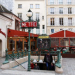 Cité métro station in central Paris: public transportation in france episode