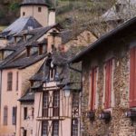 The Medieval City of Conques: colorful street