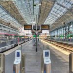 Modern train platfornt: Getting Around France episode