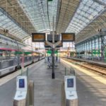 Modern train platfornt: Getting Around France episode